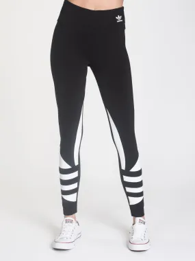 WOMENS LG LOGO TIGHT - BLACK/WHITE - CLEARANCE