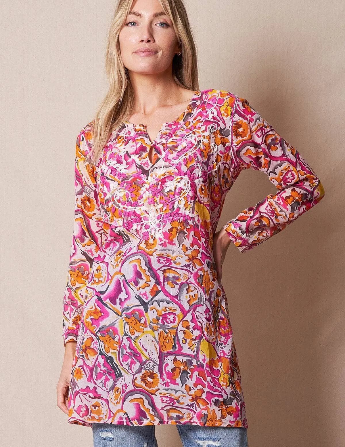 Zarah Tunic - Pink